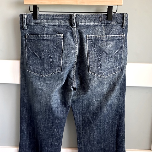Citizens of Humanity distressed boot cut jeans. - Picture 3 of 5